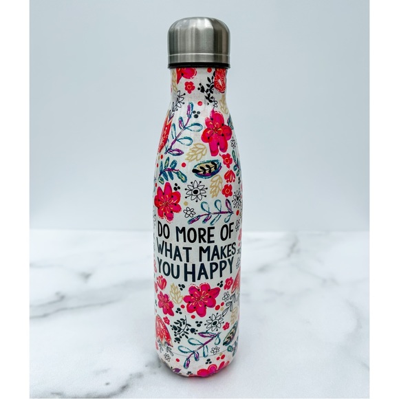 NATURAL LIFE Other - “Do More of What Makes You Happy” Stainless Steal Bottle